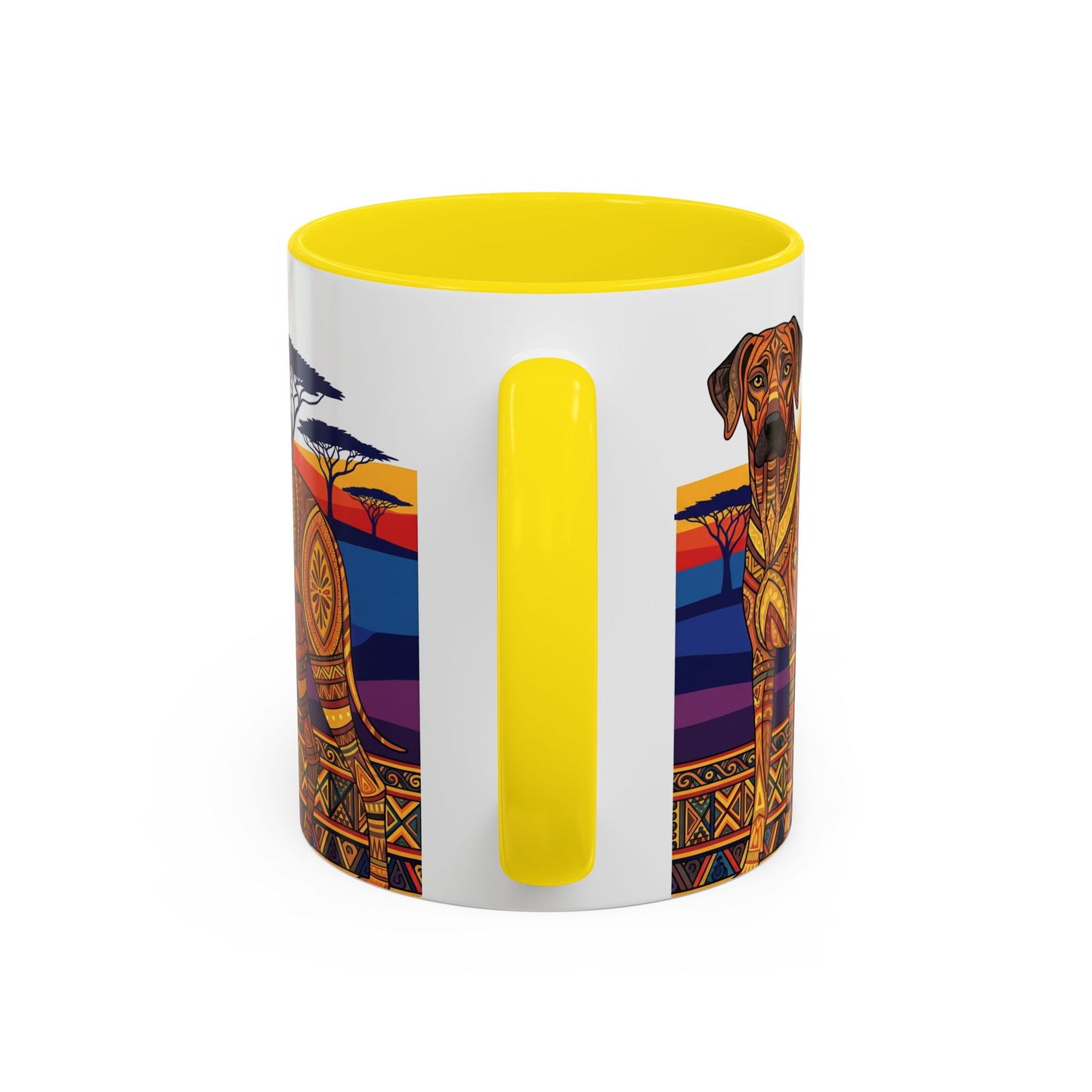 Taza de café con diseño de Rhodesian Ridgeback: el regalo perfecto para los amantes de los perros.