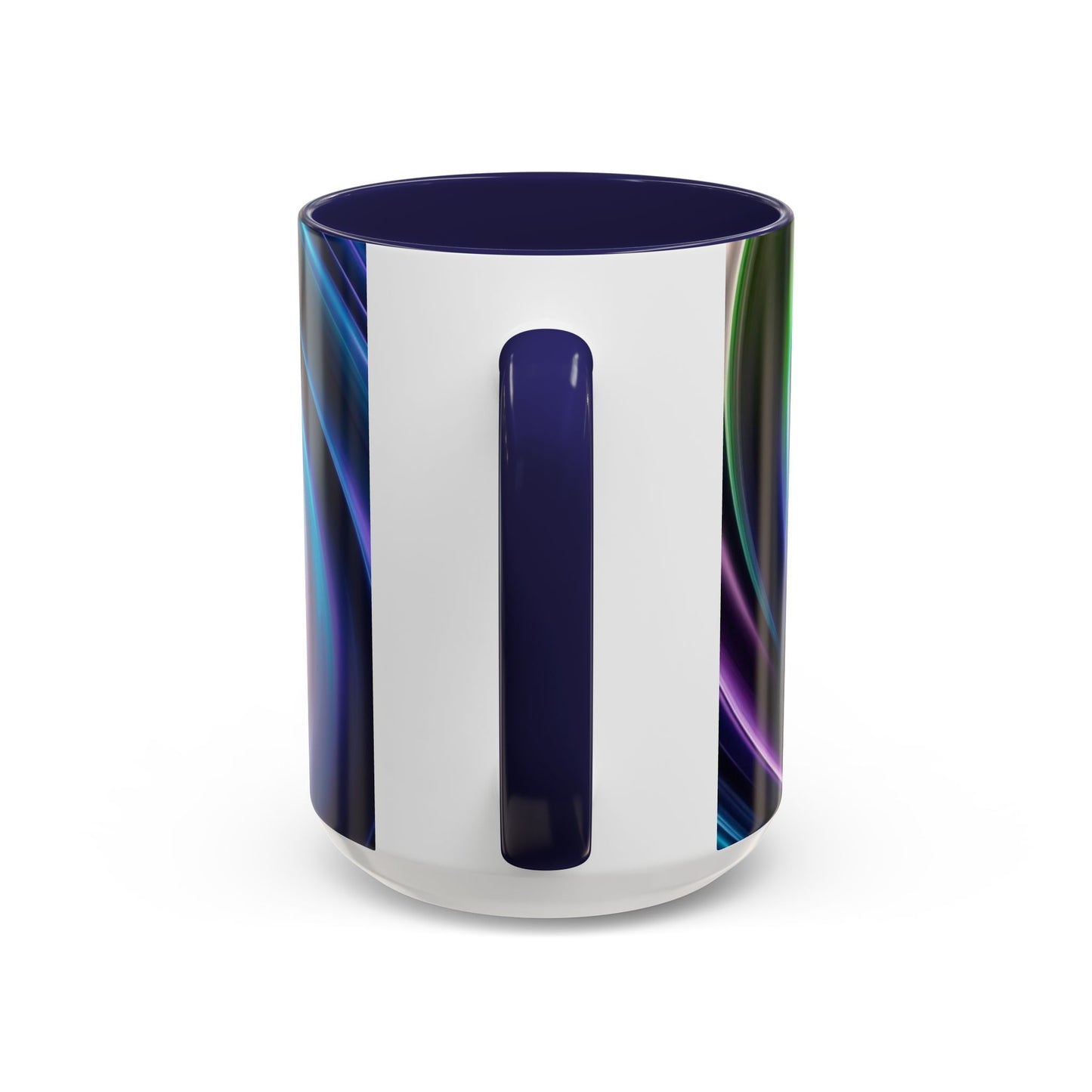 Optical Illusion Accent Mug – Ceramic Coffee Cup