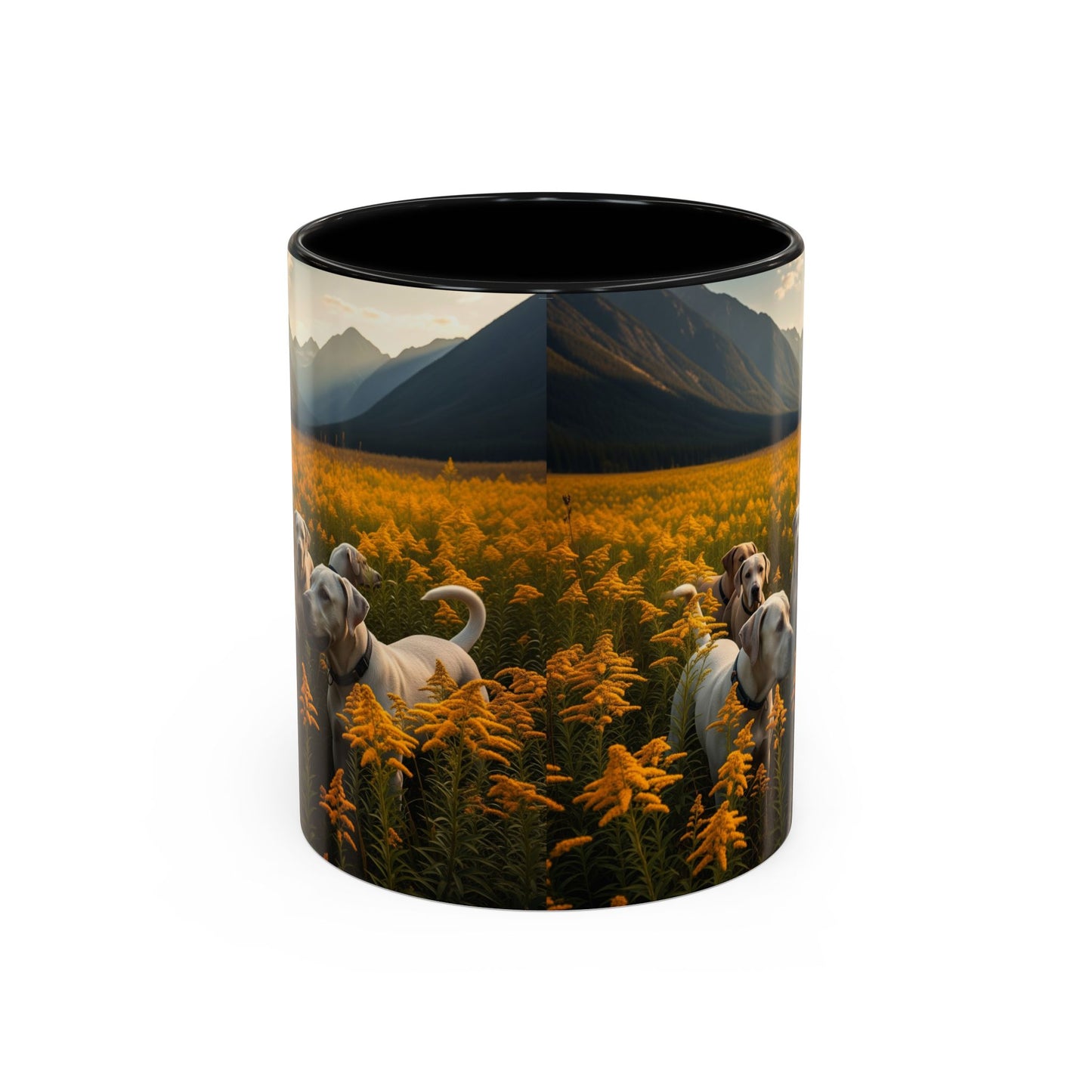 Taza de café con detalles de Mountain Cur: el regalo perfecto para los amantes de los perros