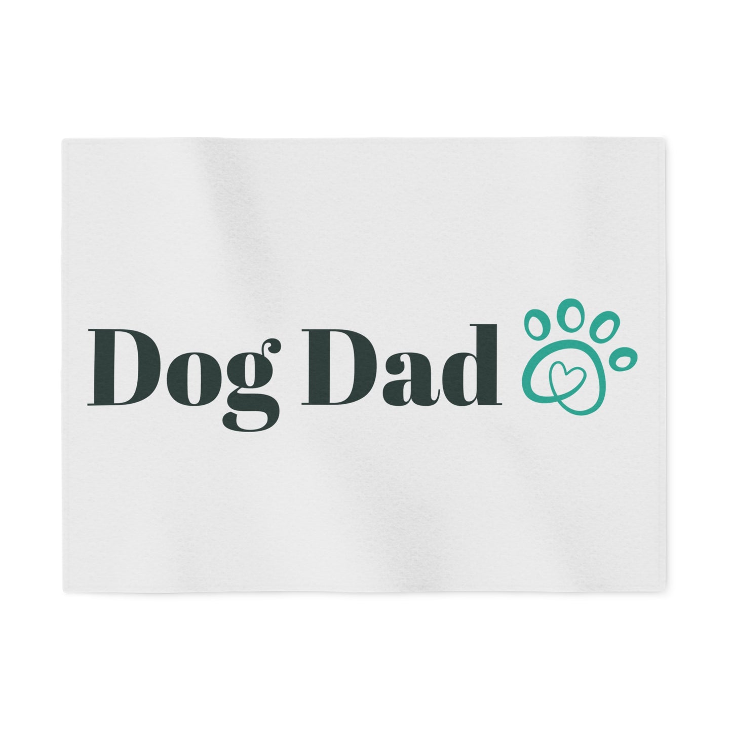 Dog Dad Sweatshirt Blanket