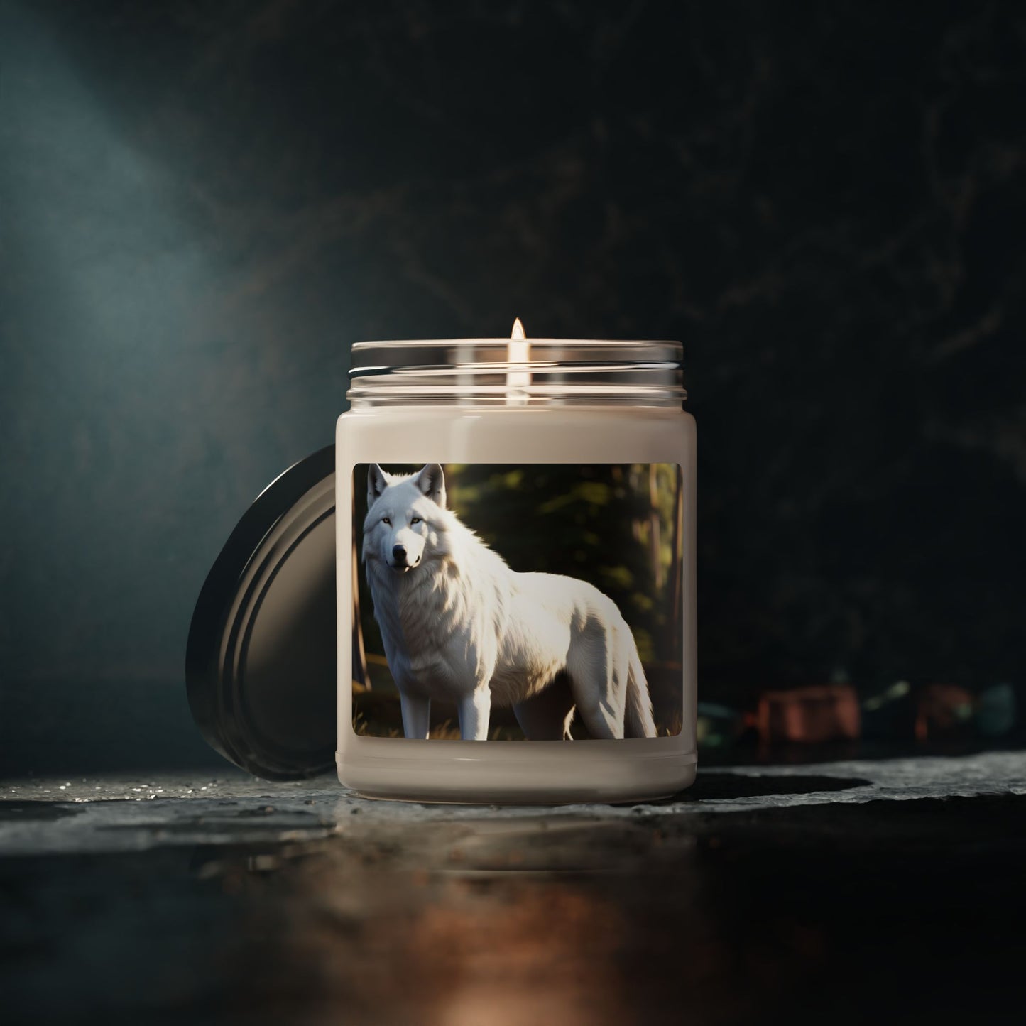 White Wolf- Scented Soy Candle, 9oz