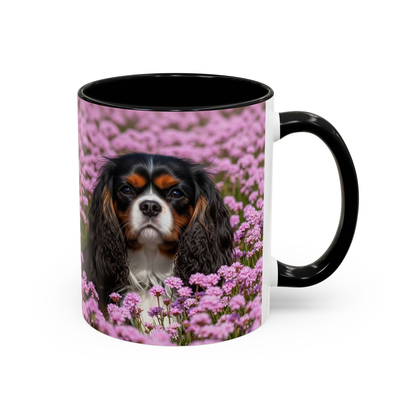 Taza de café con detalles de King Charles Spaniel: el regalo perfecto para los amantes de los perros.