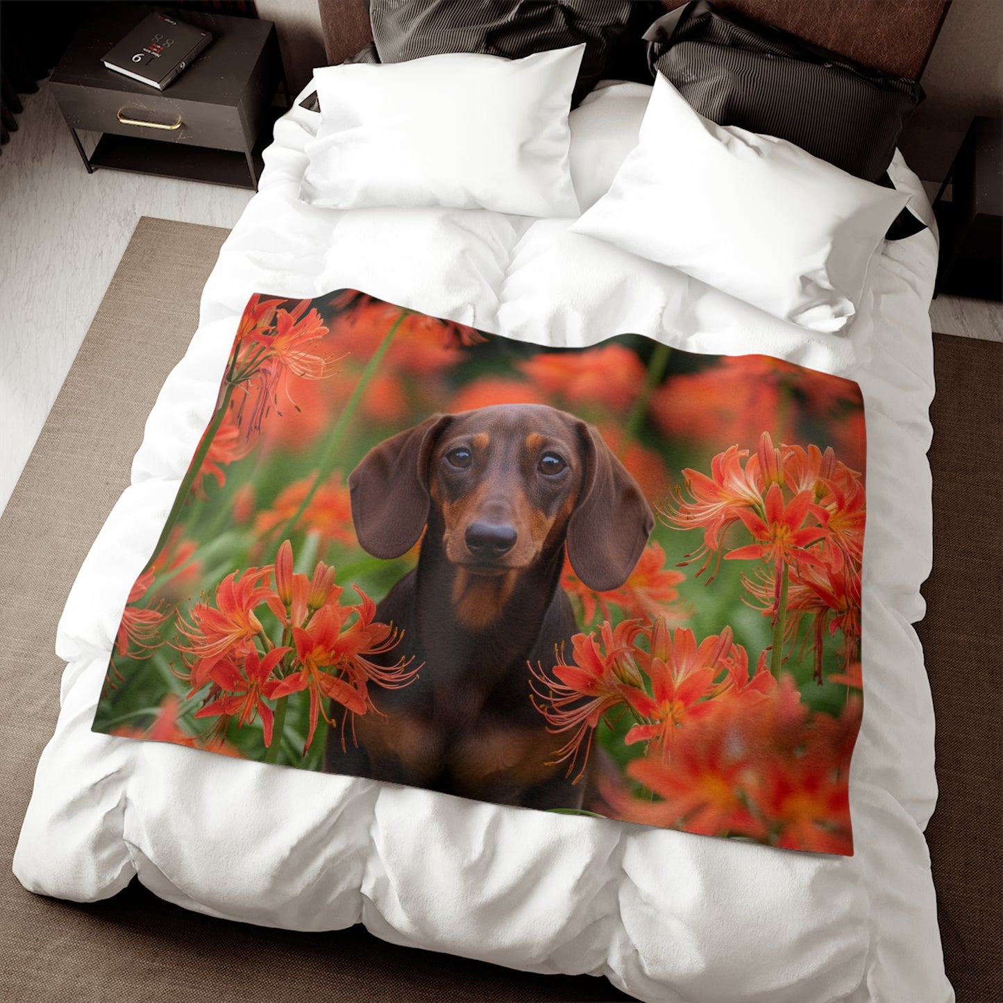 Dachshund Sweatshirt Blanket