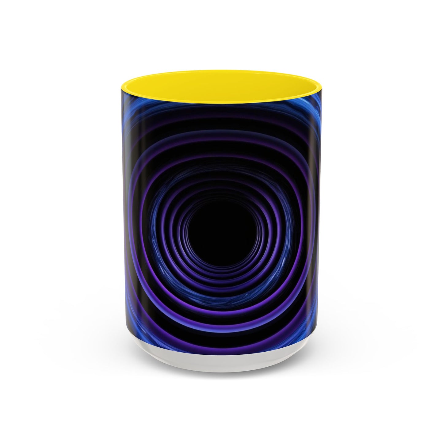 Optical Illusion Accent Mug – Ceramic Coffee Cup
