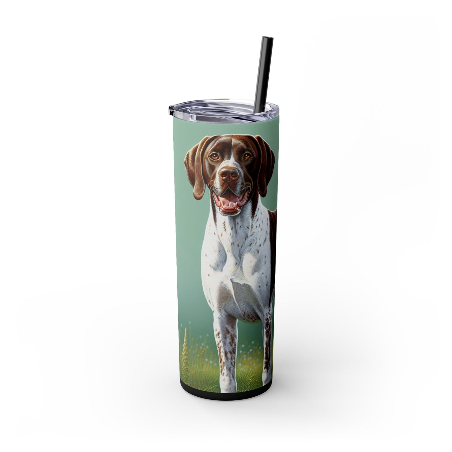 Pointer Skinny Tumbler with Straw, 20oz