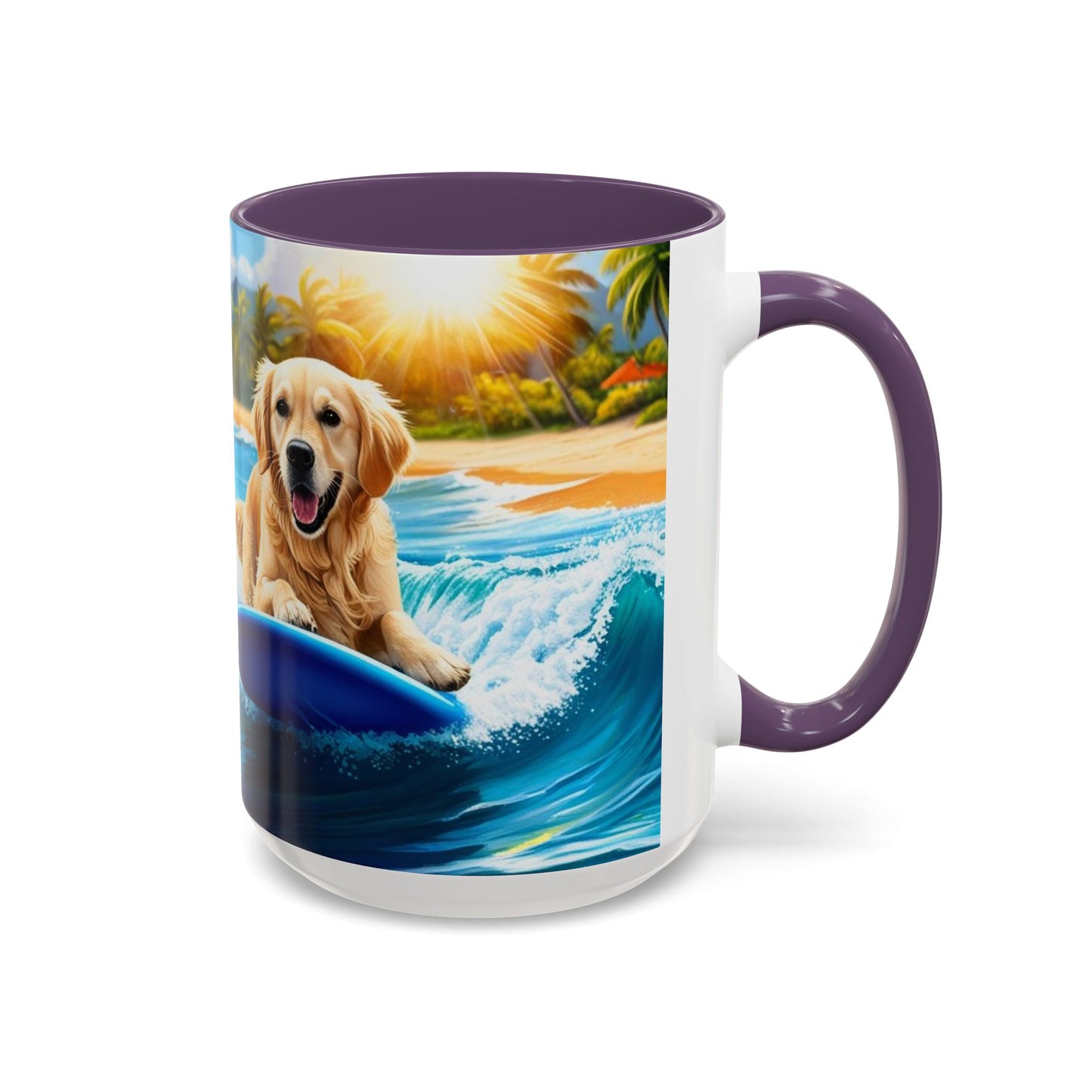 Taza de café con detalles de Surf Dogs: el regalo perfecto para los amantes de los perros