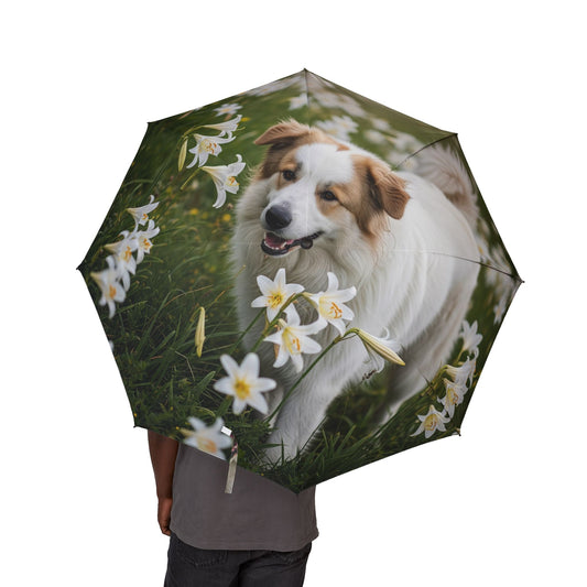 Pyrenean Shepherd Semi-Automatic Foldable Umbrella