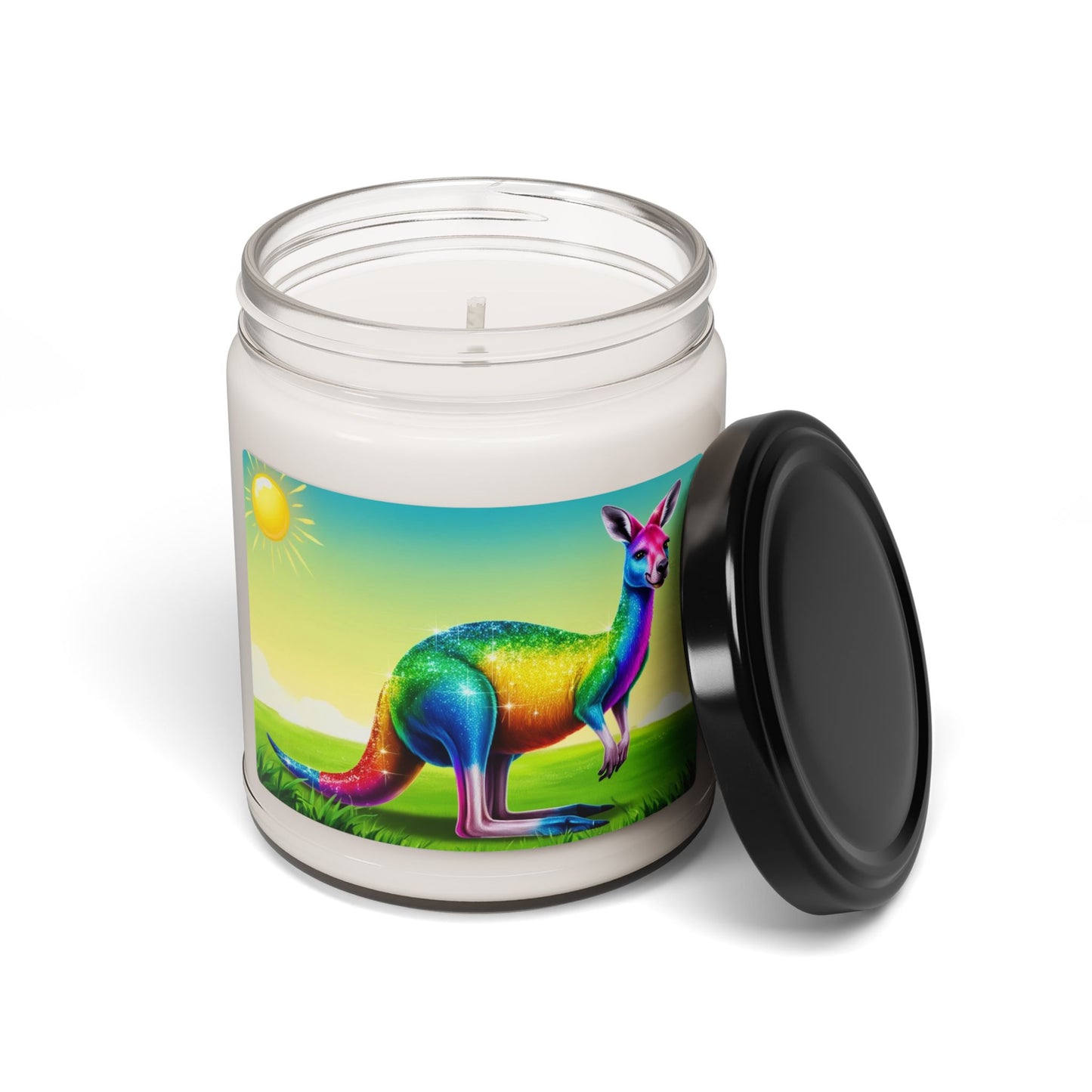 Rainbow Kangaroo- Scented Soy Candle, 9oz