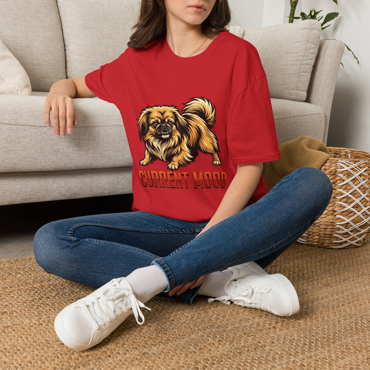 Pekingese Current Mood Tee Shirt