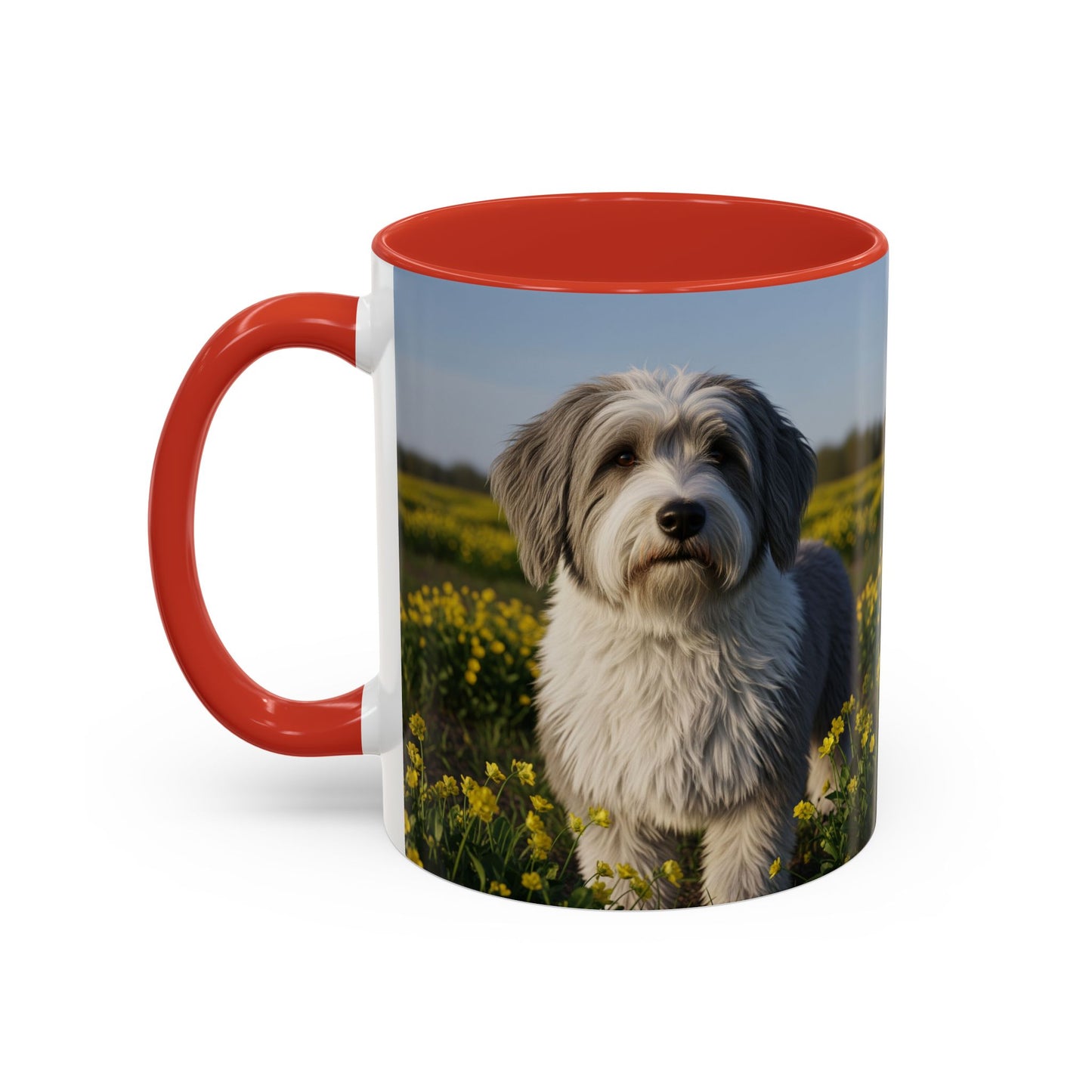 Taza de café con diseño de perro pastor polaco de las tierras bajas: el regalo perfecto para los amantes de los perros.