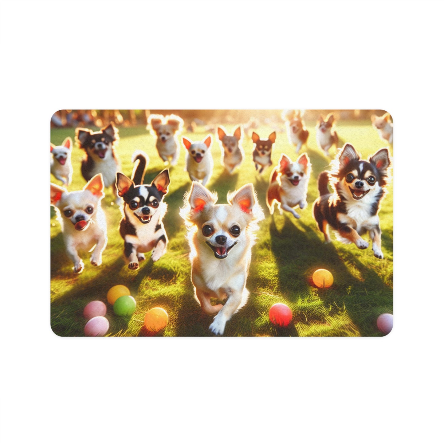 Pet Food Mat (12x18) - Chihuahua