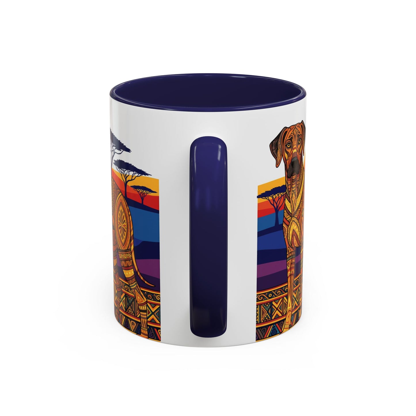 Taza de café con diseño de Rhodesian Ridgeback: el regalo perfecto para los amantes de los perros.