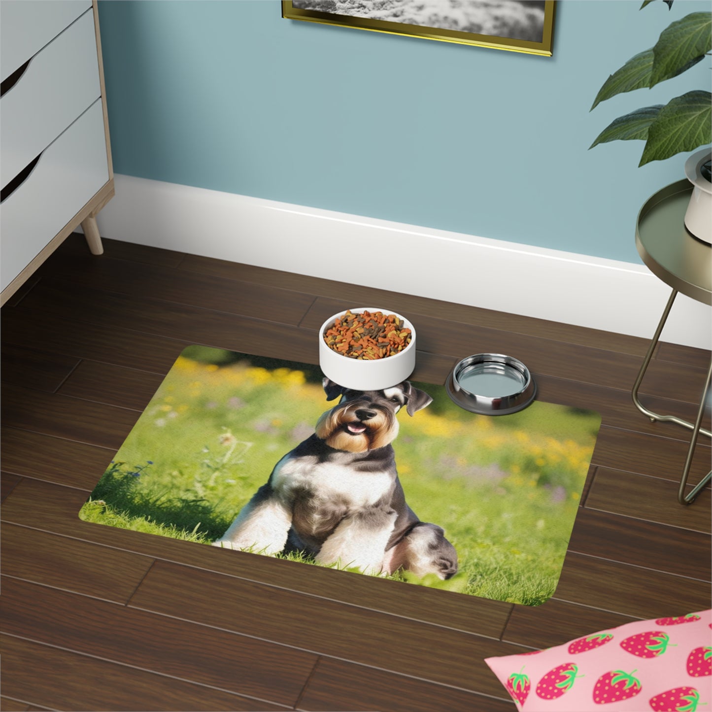 Pet Food Mat (12x18) - Giant Schnauzer