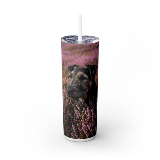 Glen of Imaal Terrier Skinny Tumbler with Straw, 20oz