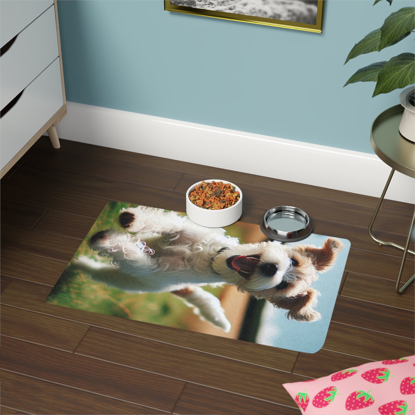 Vertical Pet Food Mat (12x18) - Tenterfield Terrier