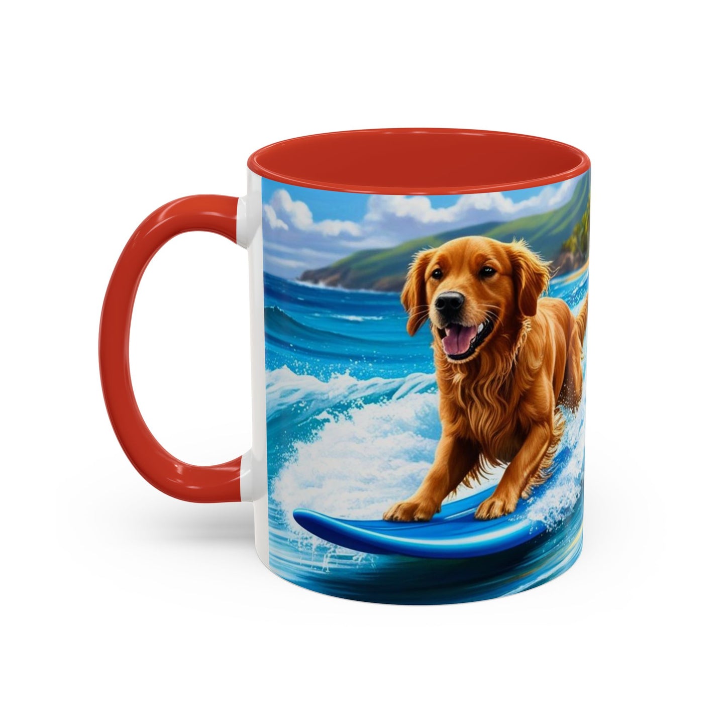 Taza de café con detalles de Surf Dogs: el regalo perfecto para los amantes de los perros