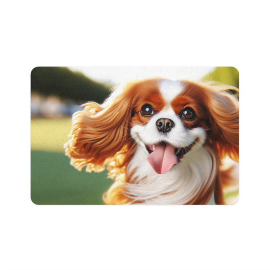 Pet Food Mat (12x18) - Cavalier King Charles Spaniel