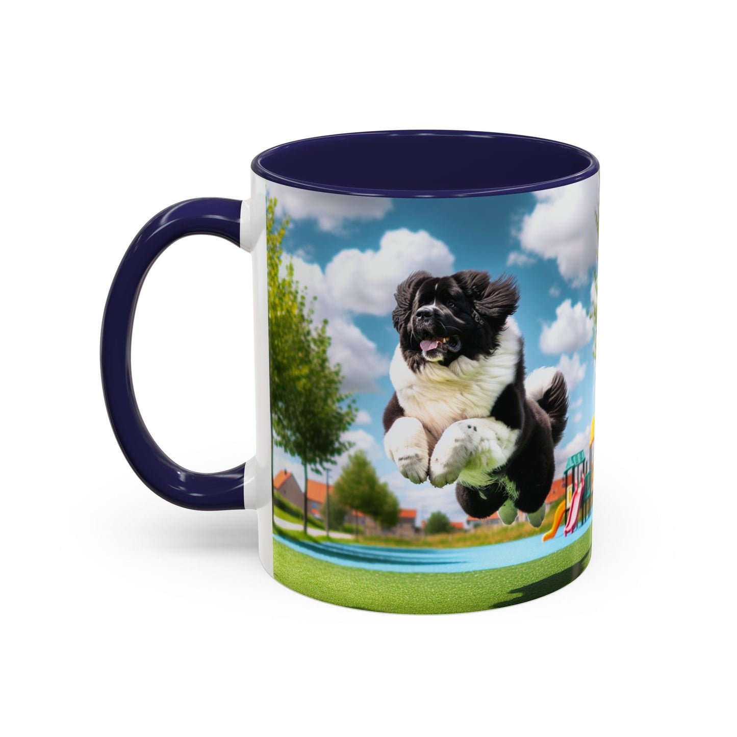 Taza de café con acento Landseer: el regalo perfecto para los amantes de los perros