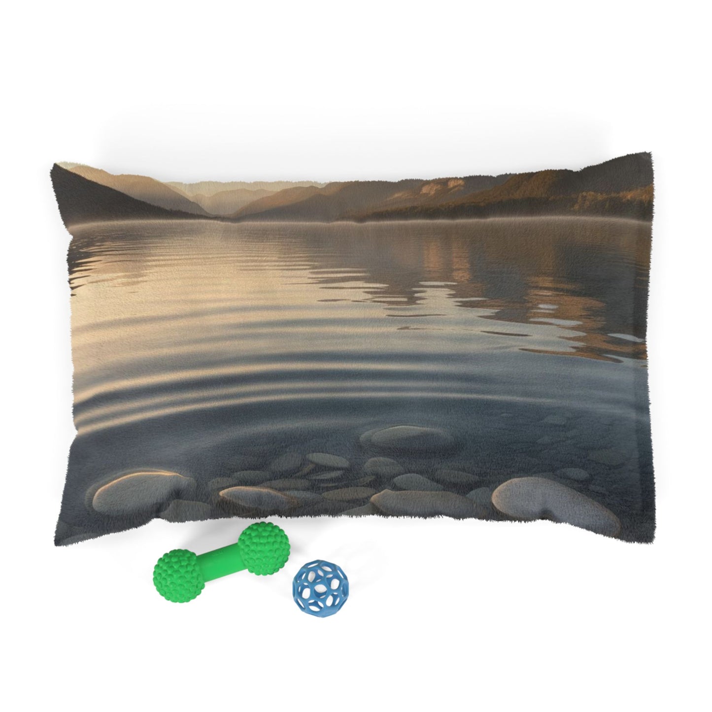 Ripple in a Mountain Lake Pet Bed
