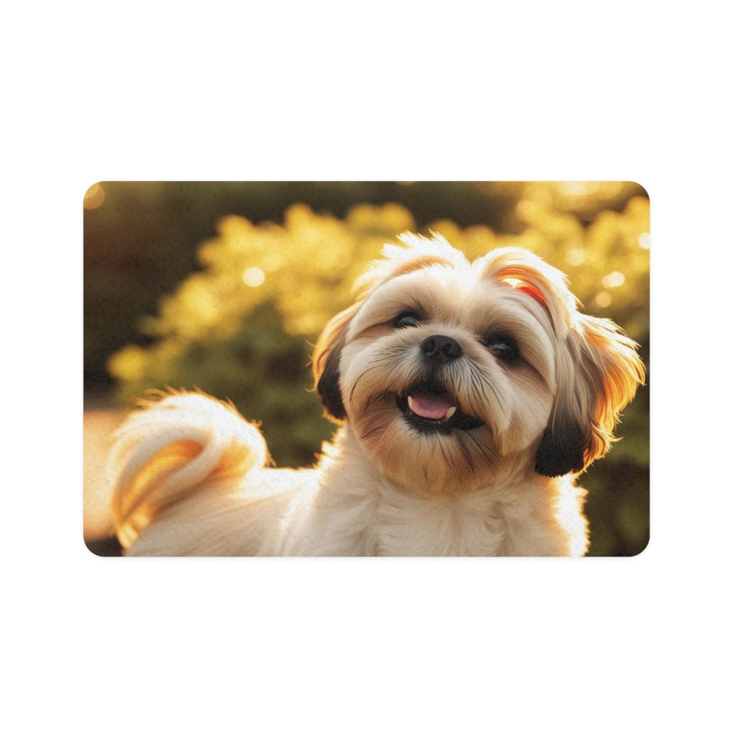 Pet Food Mat (12x18) - Shih Tzu