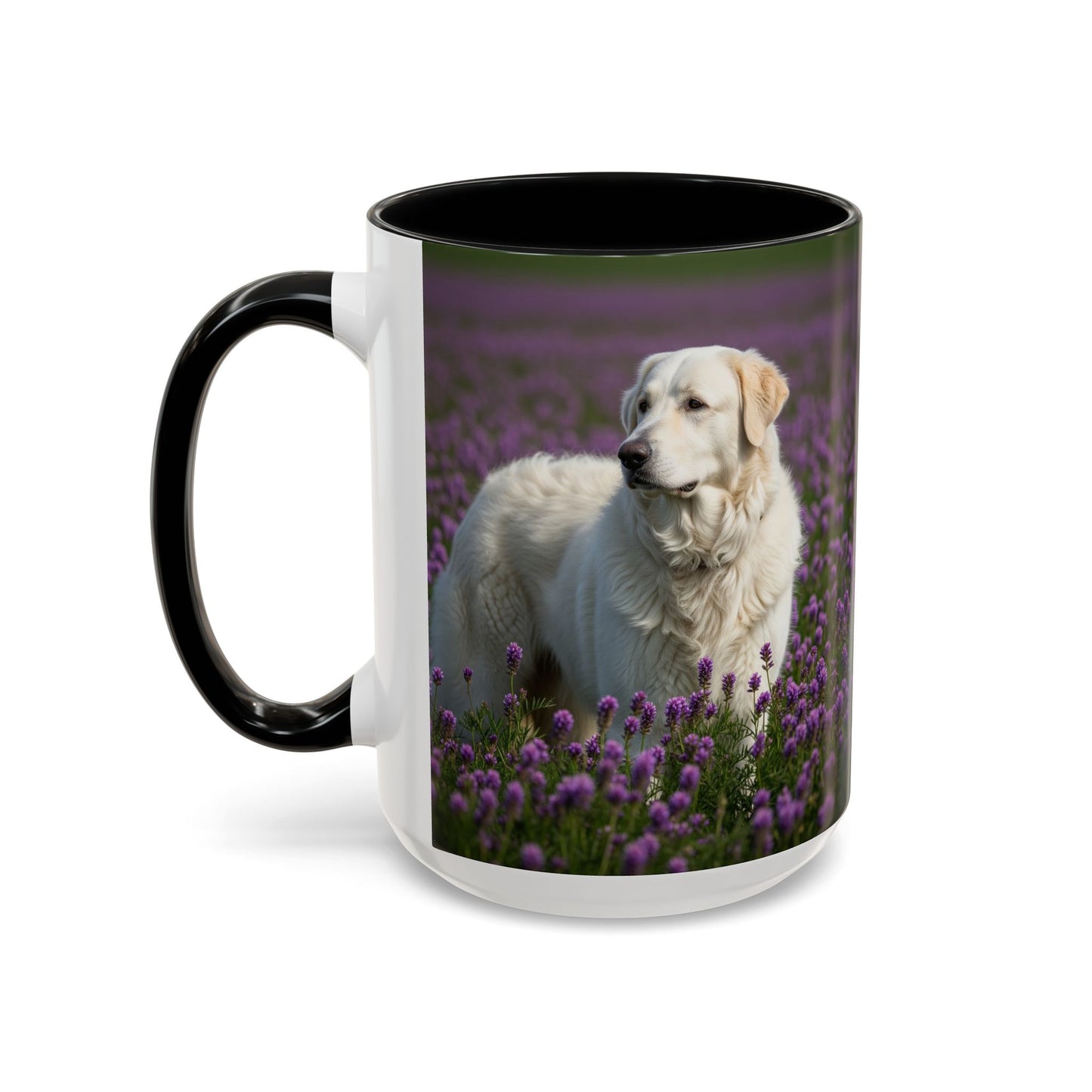 Taza de café con acento Kuvasz: regalo perfecto para los amantes de los perros