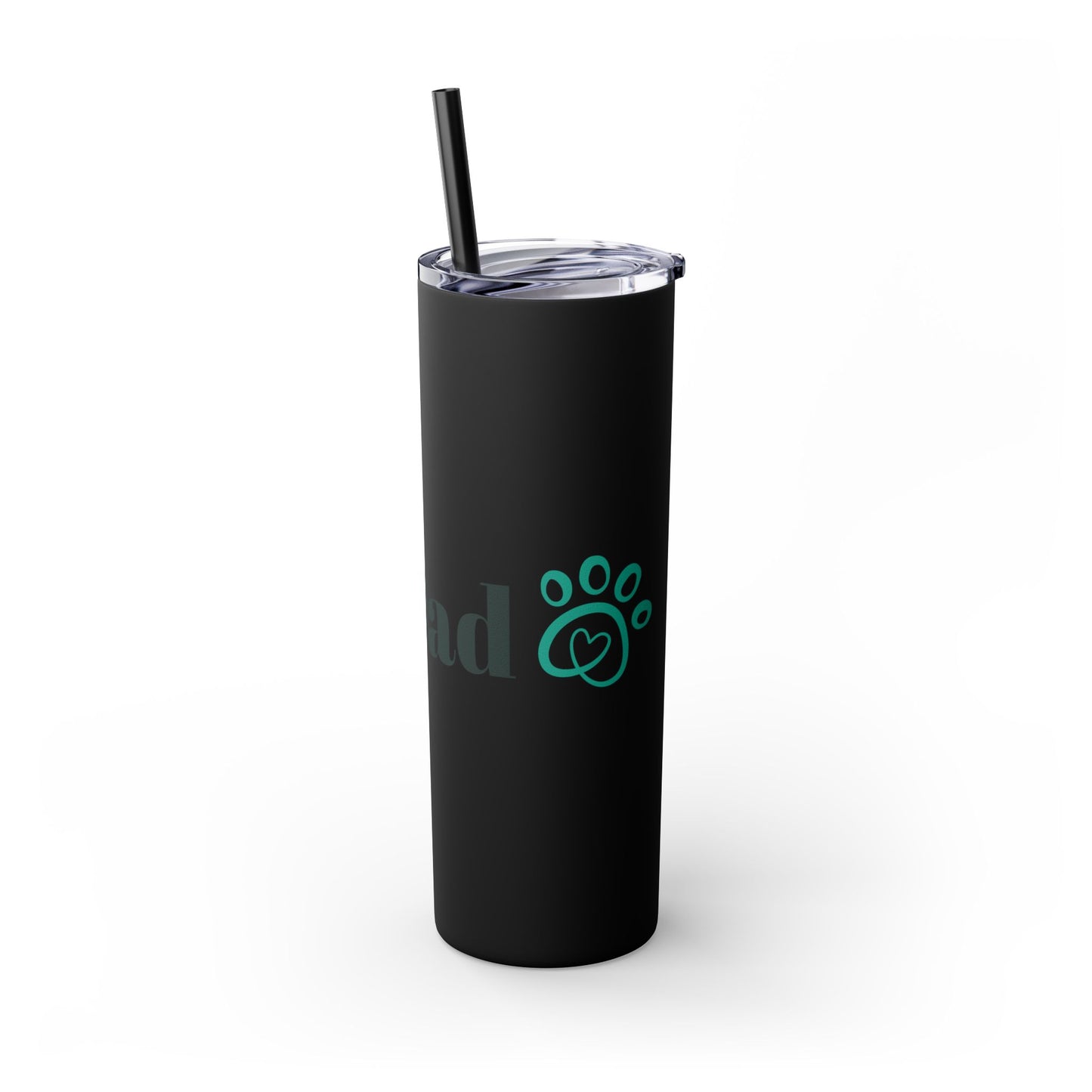 Skinny Tumbler with Straw – 20 oz Stainless Steel Cup
