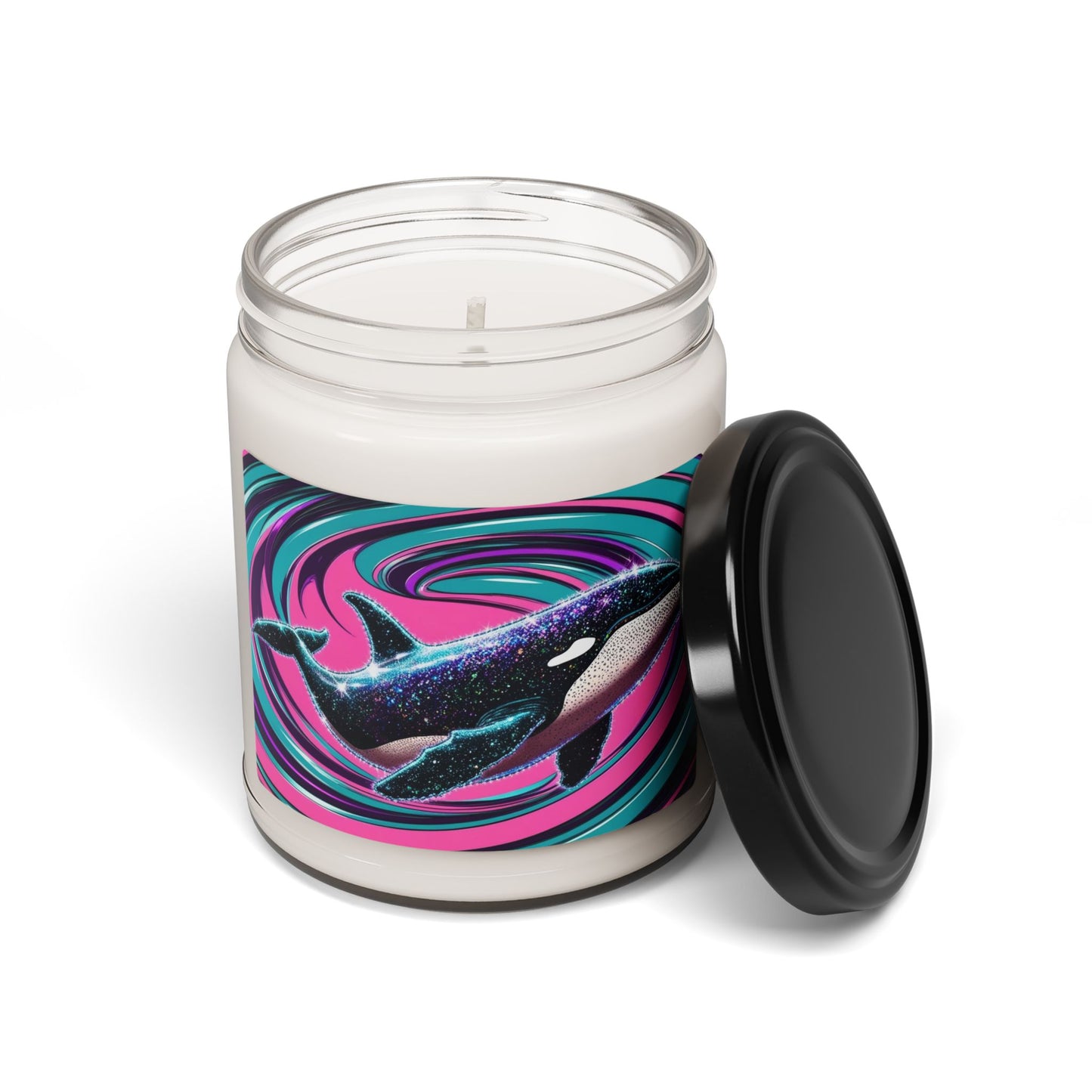 Psychedelic Orca- Scented Soy Candle, 9oz