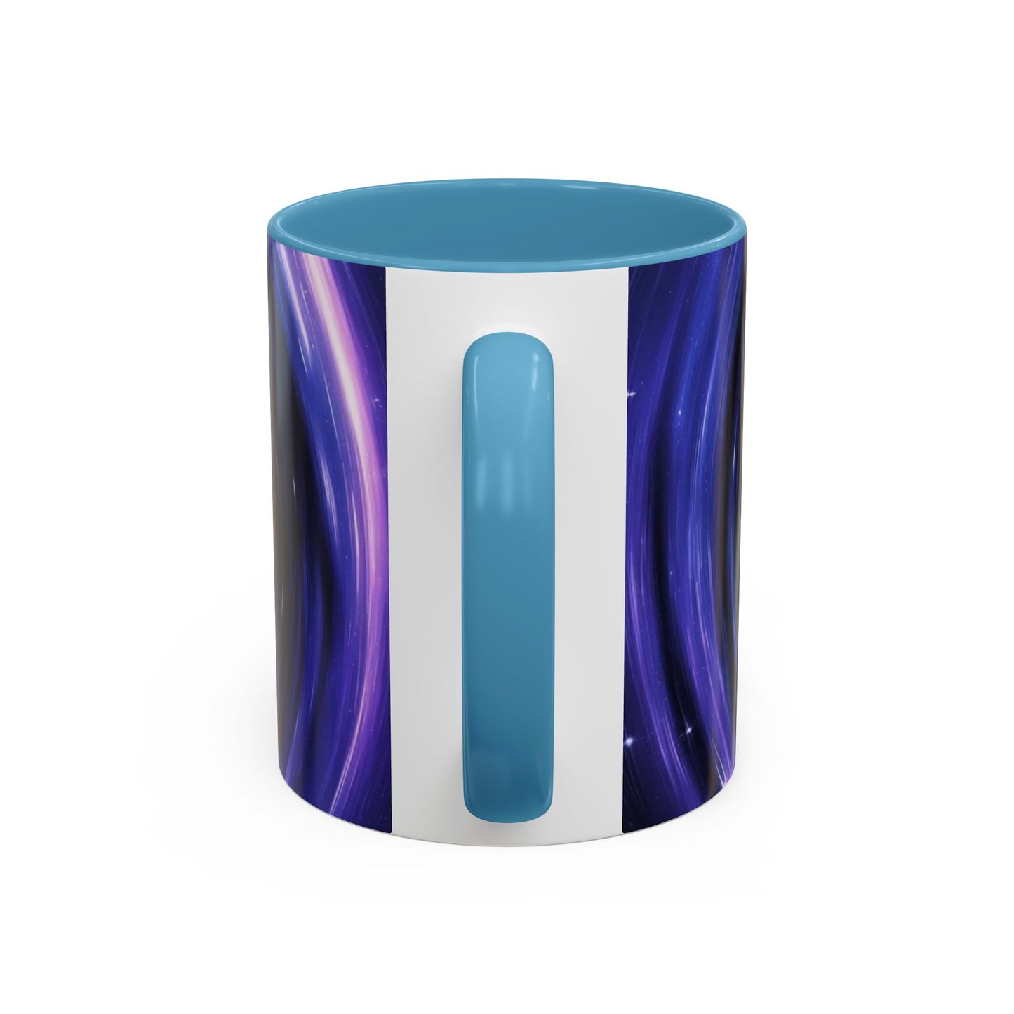 Optical Illusion Accent Mug – Ceramic Coffee Cup