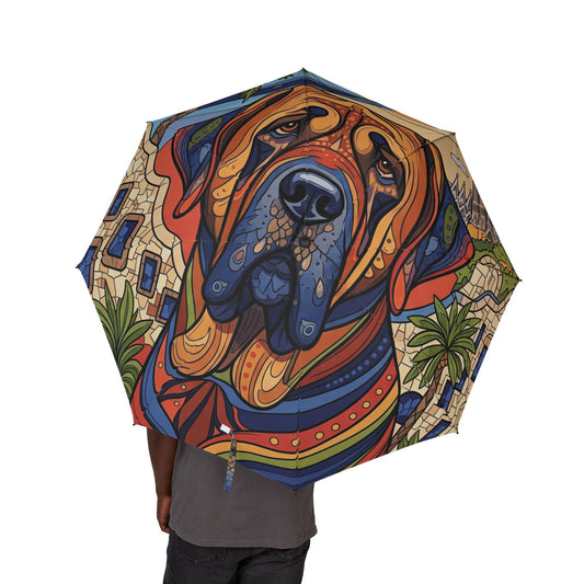 Spanish Mastiff Semi-Automatic Foldable Umbrella