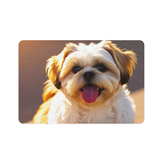 Pet Food Mat (12x18) - Shih Tzu