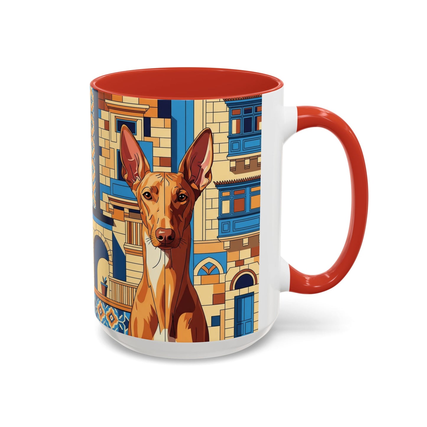 Taza de café con diseño de Pharaoh Hound: el regalo perfecto para los amantes de los perros.