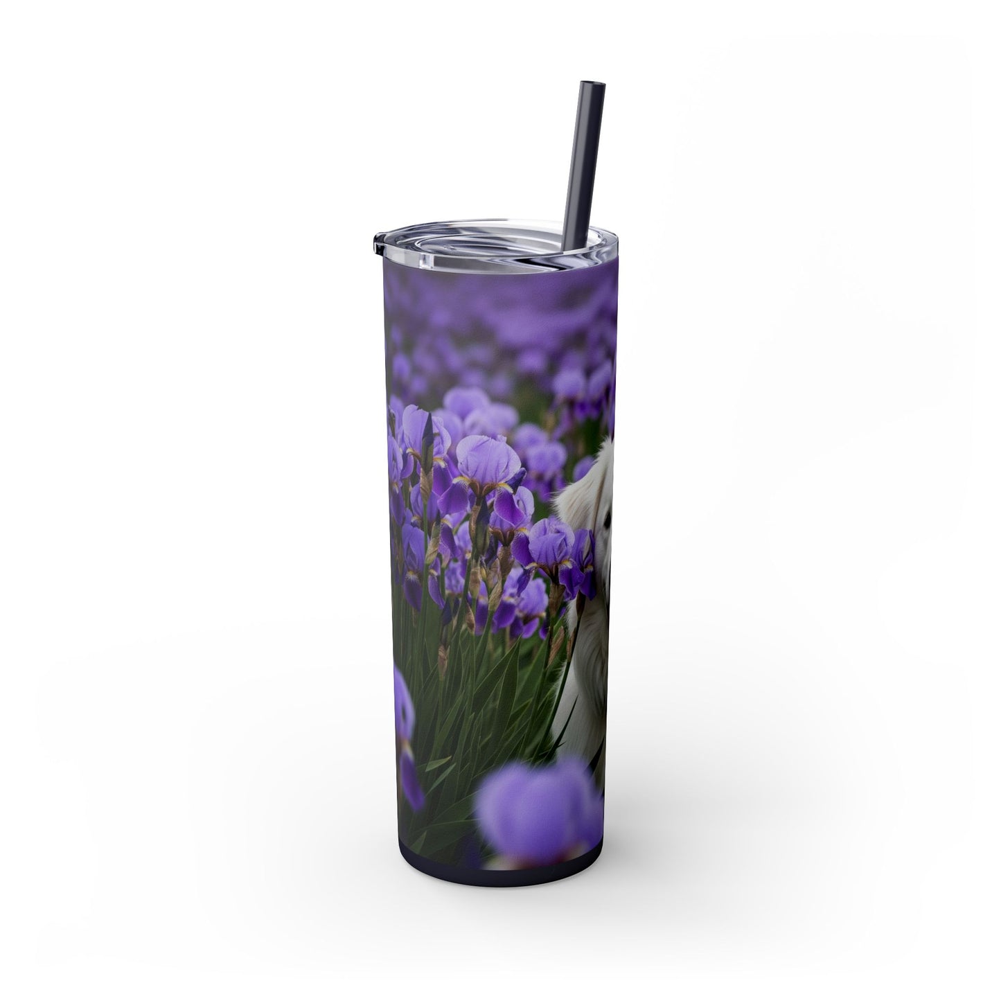 Skinny Tumbler with Straw – 20 oz Stainless Steel Cup
