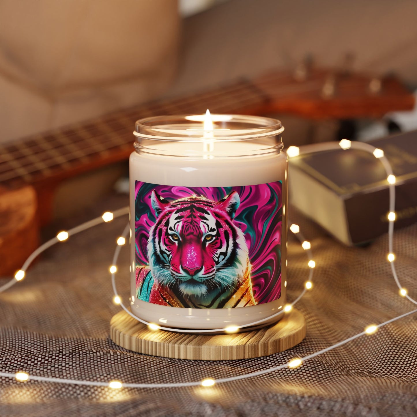 Psychedelic Tiger- Scented Soy Candle, 9oz