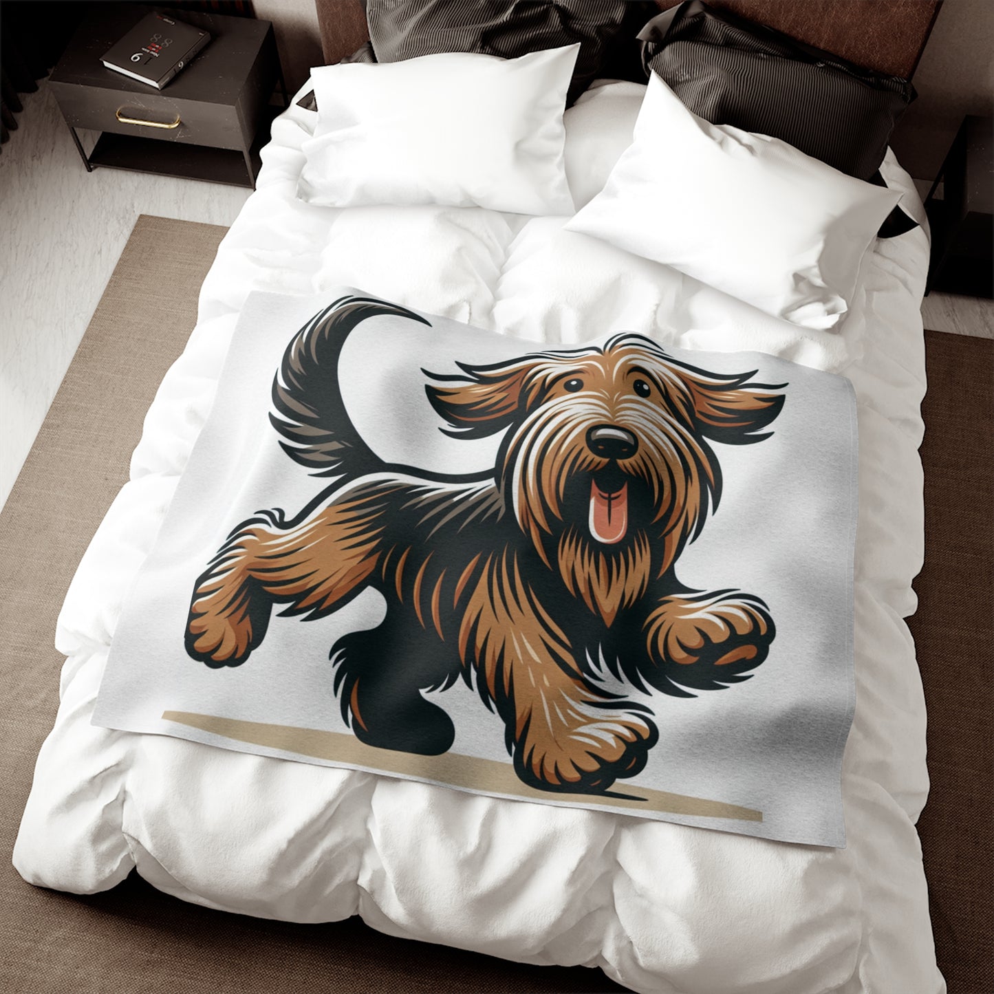 Otterhound Sweatshirt Blanket