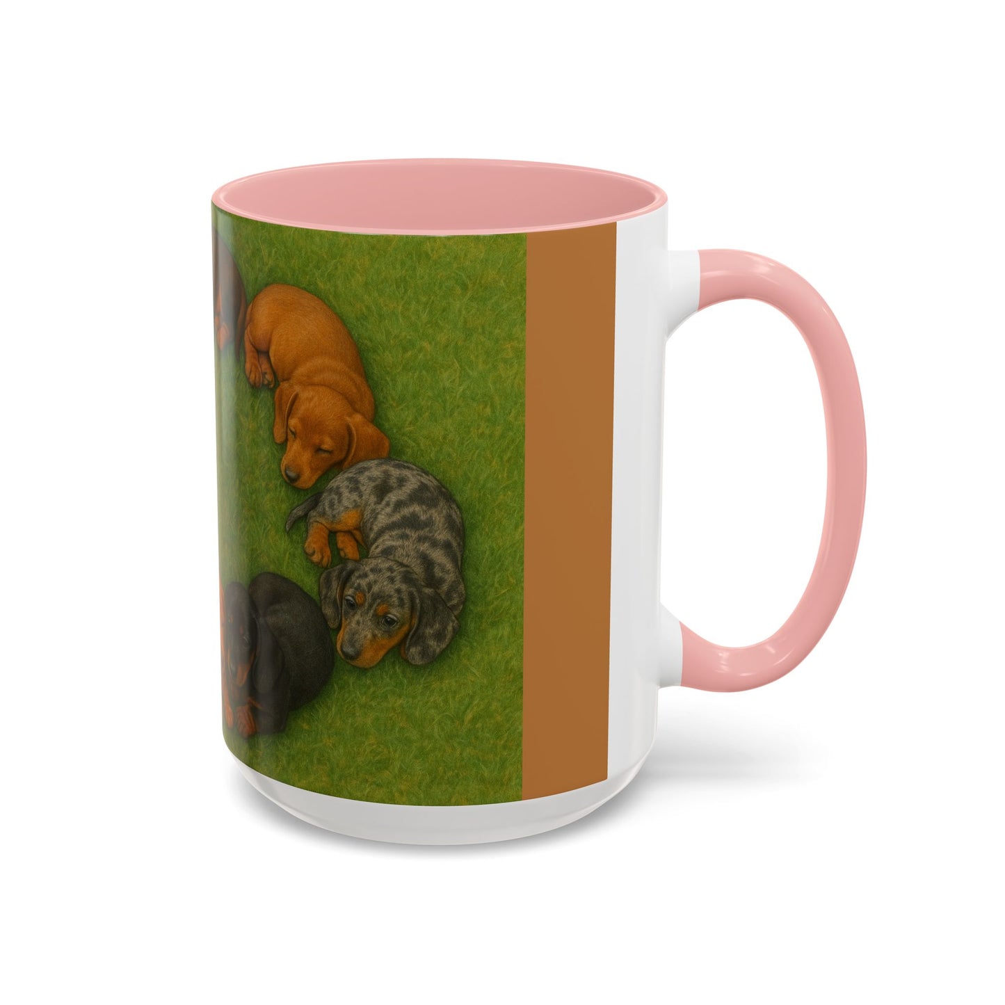 Dachshund puppies Accent Coffee Mug - Perfect Gift for Dog Lovers