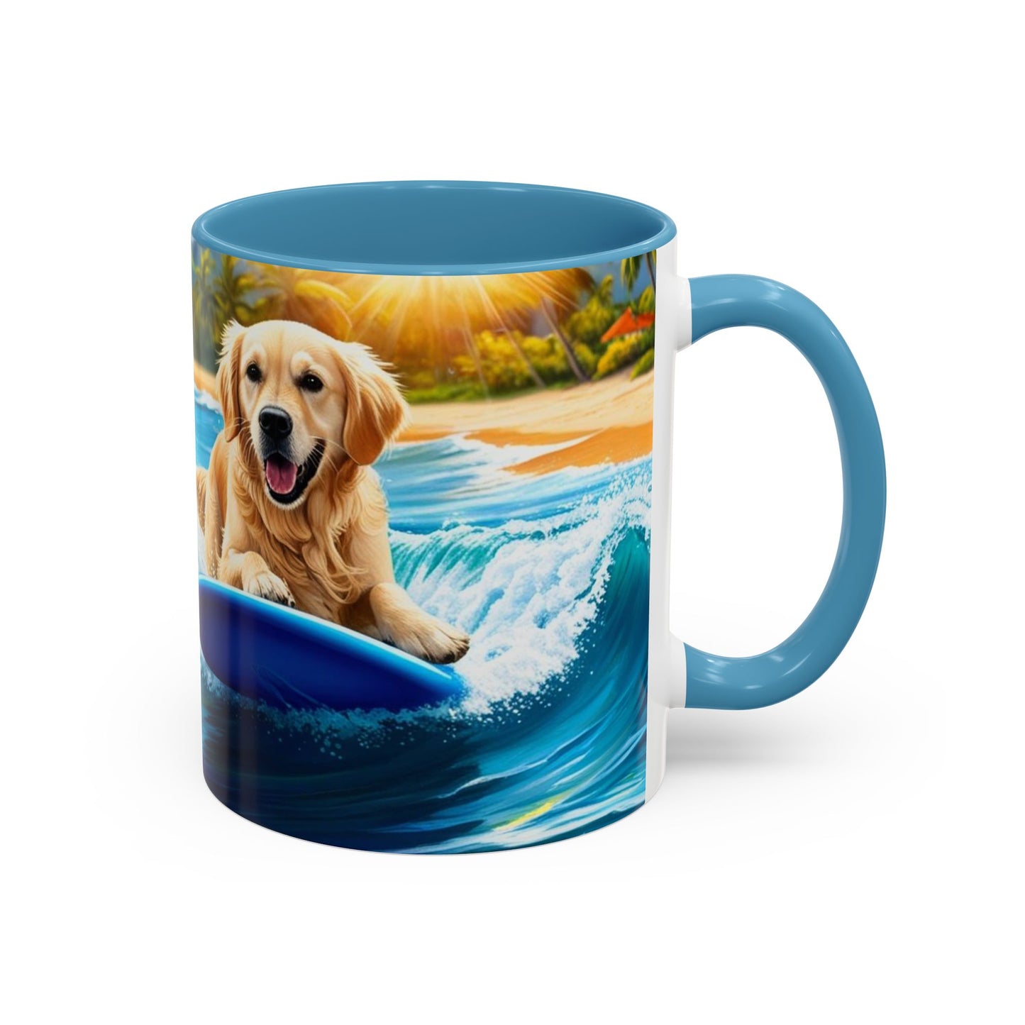 Taza de café con detalles de Surf Dogs: el regalo perfecto para los amantes de los perros