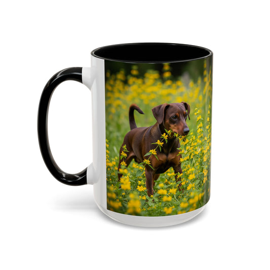 German Pinscher Accent Coffee Mug - Perfect Gift for Dog Lovers