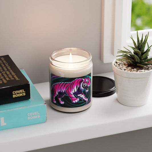 Psychedelic Tiger- Scented Soy Candle, 9oz