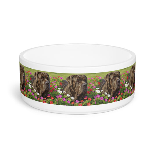 Ceramic Pet Bowl – 16 oz Dog Feeding Bowl