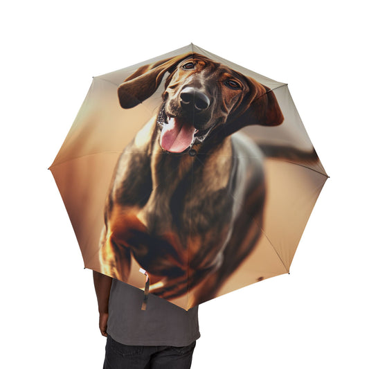 Plott Hound Semi-Automatic Foldable Umbrella