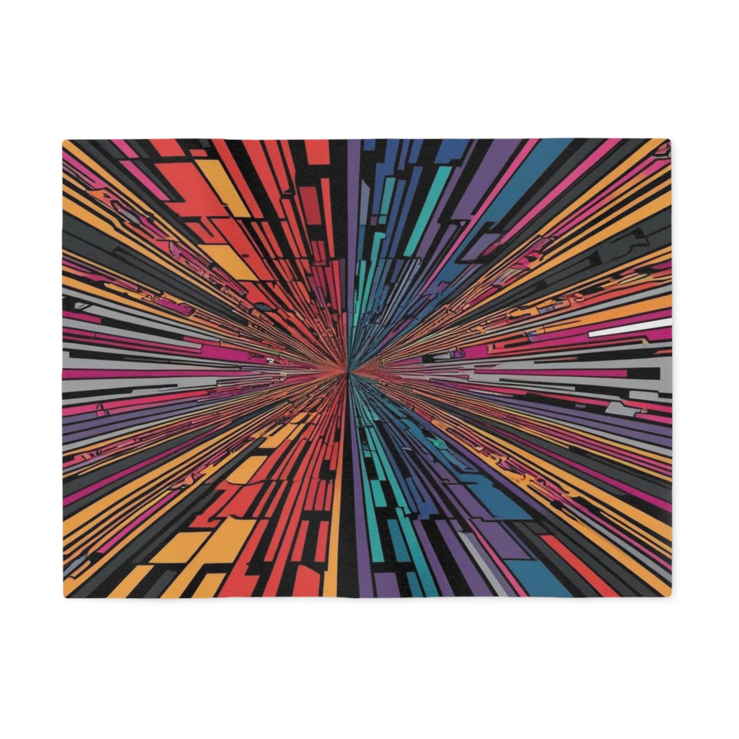 Sweat-shirt/couverture à illusion d'optique