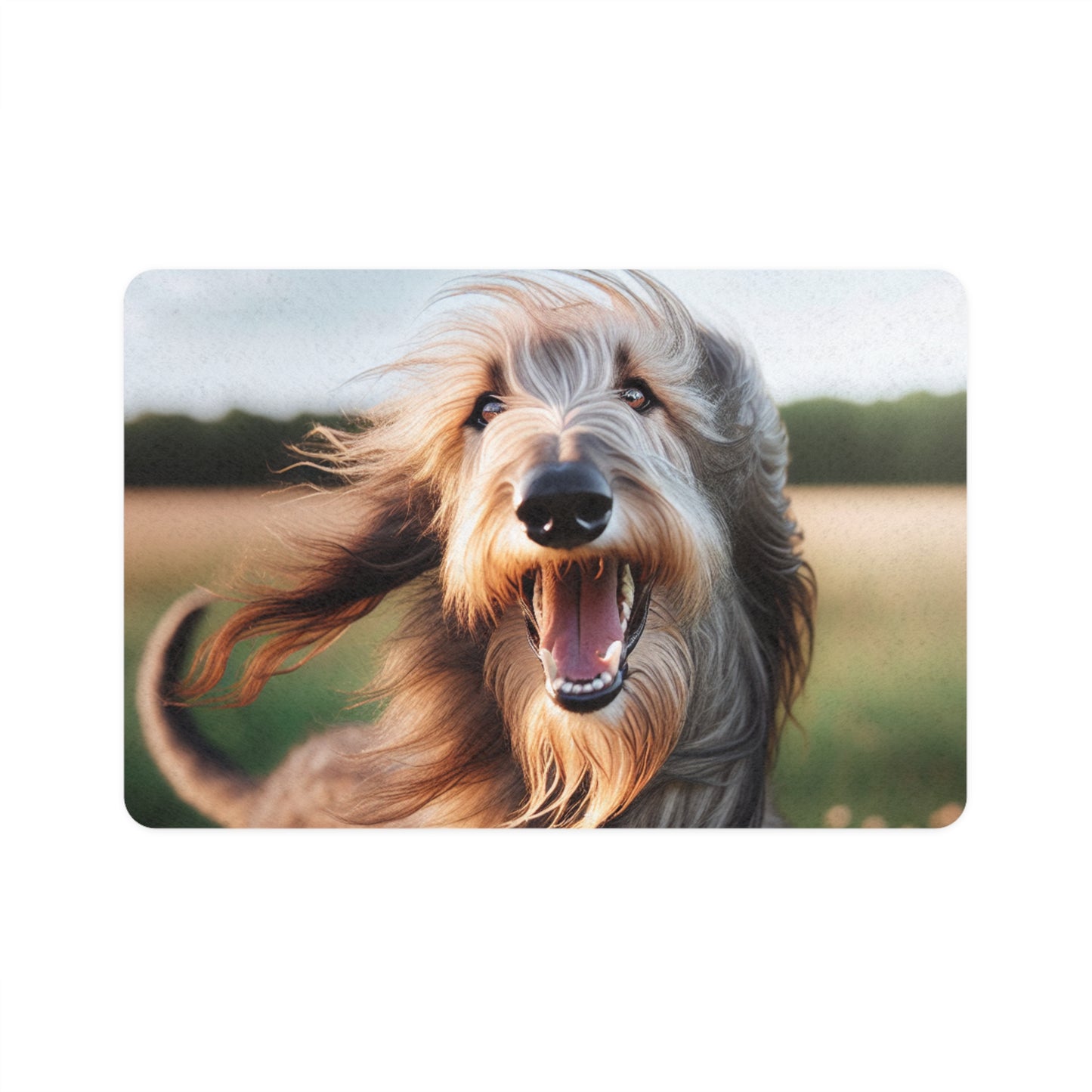 Pet Food Mat (12x18) - Deerhound