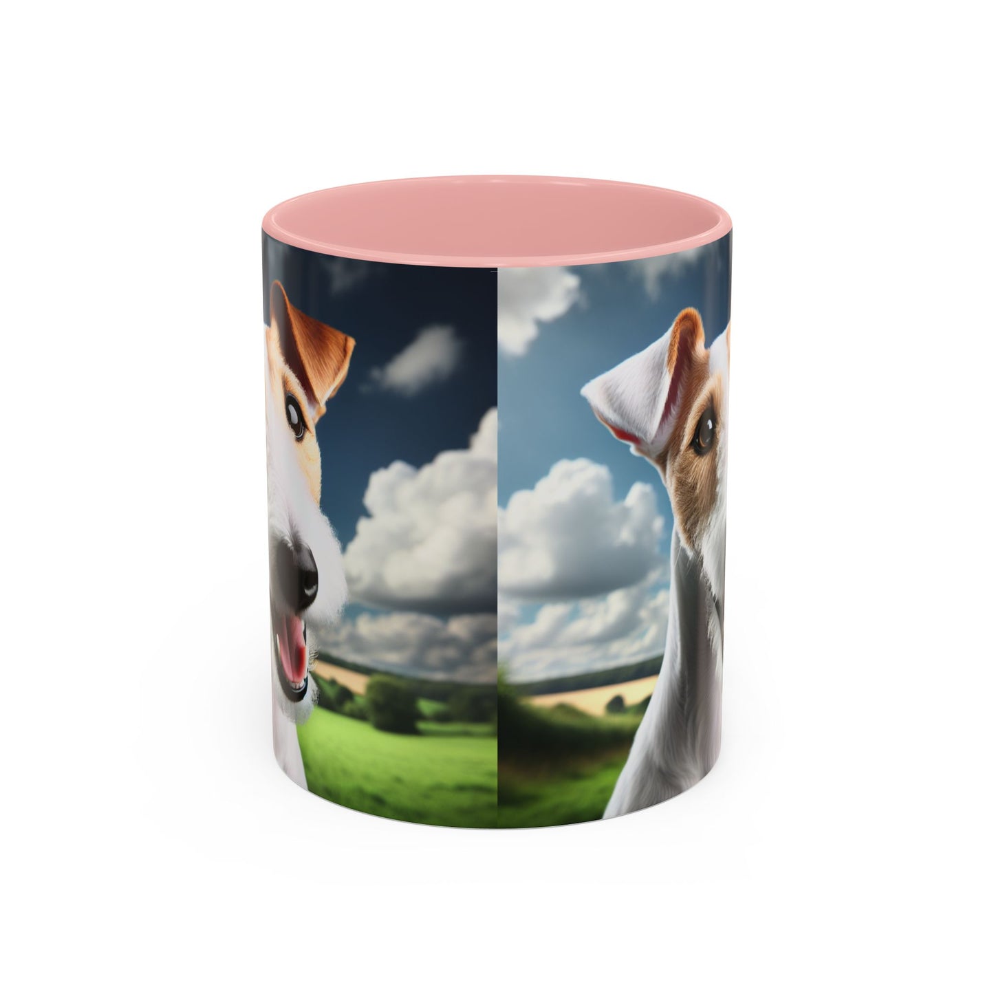 Taza de café con diseño de Fox Terrier de pelo liso: el regalo perfecto para los amantes de los perros.