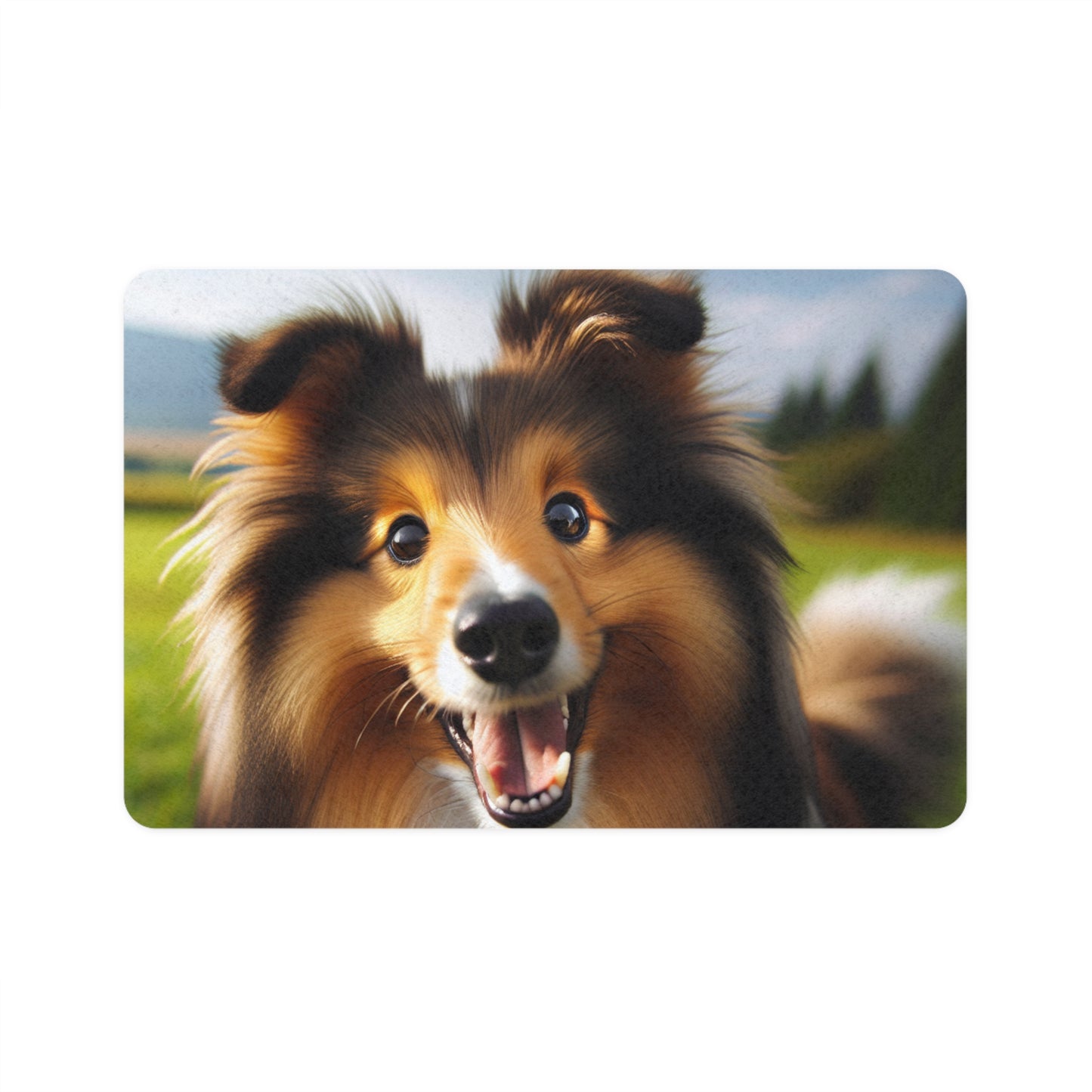 Pet Food Mat (12x18) - Shetland Sheepdog