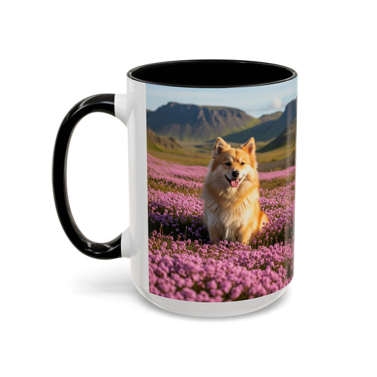 Icelandic Sheepdog Accent Coffee Mug - Perfect Gift for Dog Lovers