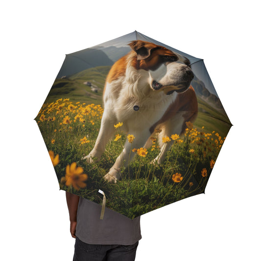 Saint Bernard Semi-Automatic Foldable Umbrella
