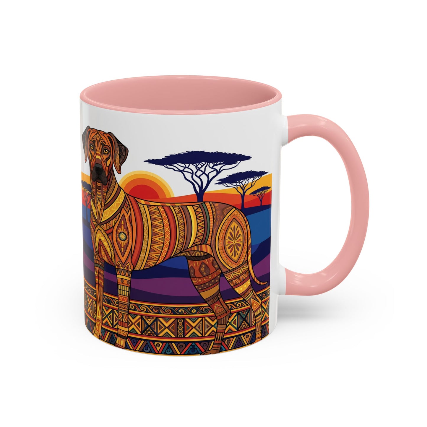 Taza de café con diseño de Rhodesian Ridgeback: el regalo perfecto para los amantes de los perros.