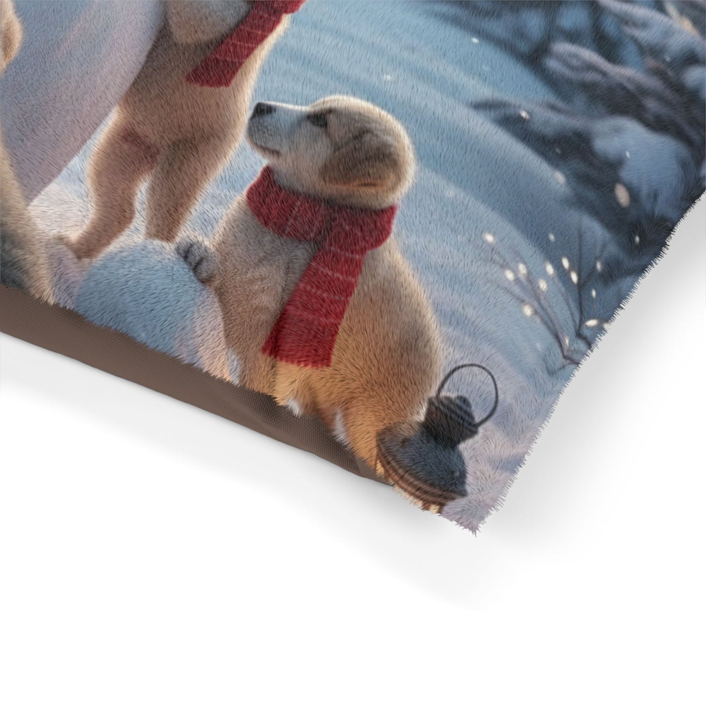 Holiday Snowman Dog Pet Bed