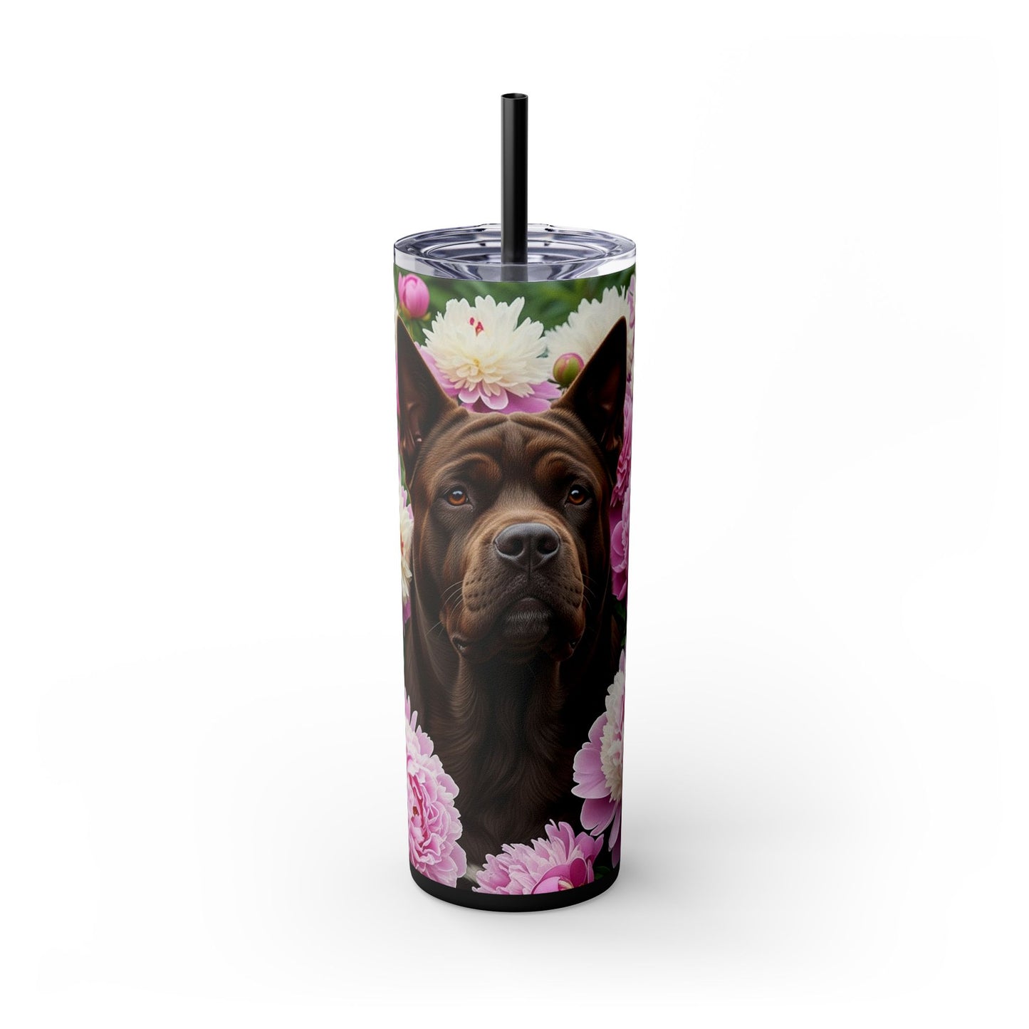 Gobelet isotherme de Chongqing (Chine) avec paille, 590 ml (20 oz).