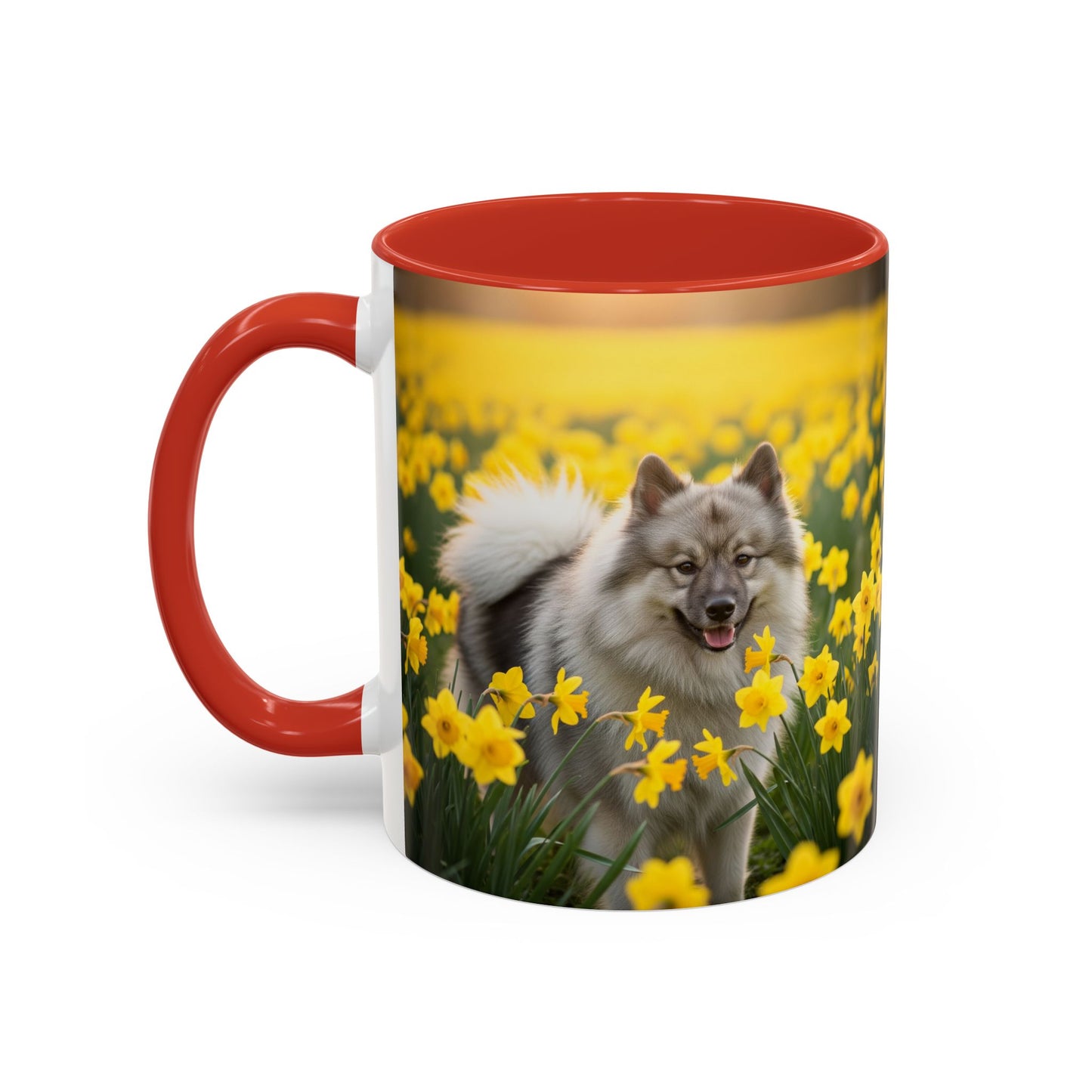 Taza con detalles de Keeshond: el regalo perfecto para los amantes de los perros
